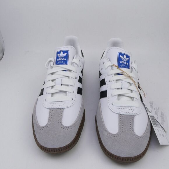 adidas Originals Women's US 6 Samba OG Trainers Youth 5 White/Black Men's US 5 - Picture 5 of 9